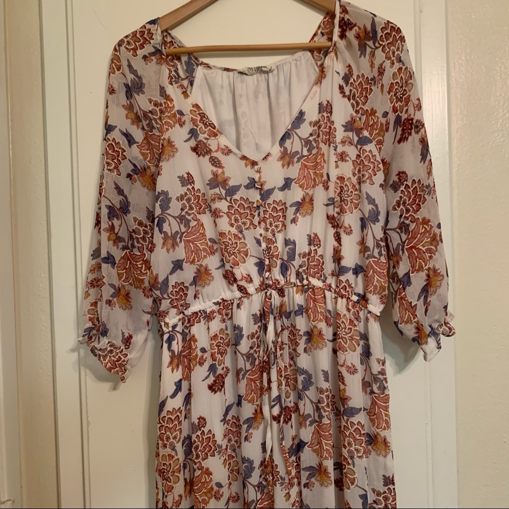 floral maxi dress